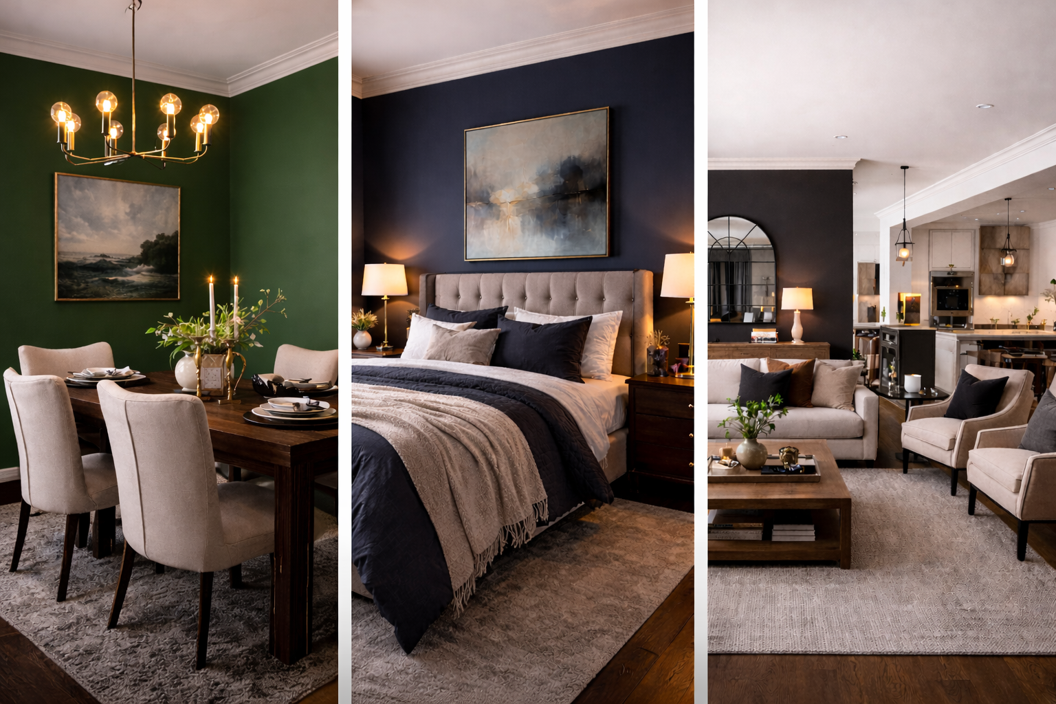 Dark & Dramatic Rooms: When Deep Colors Make a Big Impact