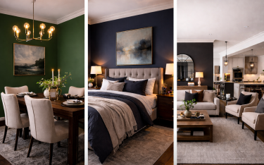 Dark & Dramatic Rooms: When Deep Colors Make a Big Impact