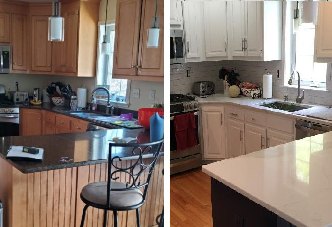 Painting Kitchen Cabinets in Southington, CT